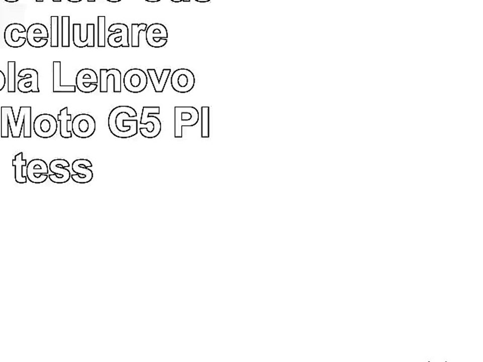 fitBAG Rave Nero  Custodia per cellulare per Motorola Lenovo Hellomoto Moto G5 Plus in