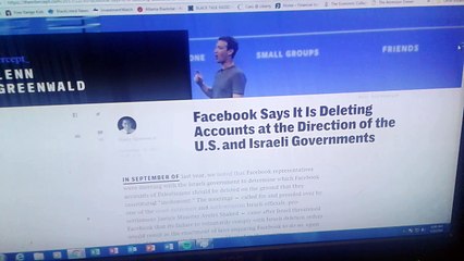 I Told everyone about Israeli Government influence of Facebook and Social Media