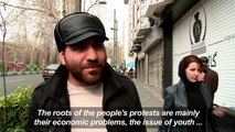 Tehran residents react to days of protests in Iran
