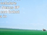 fitBAG Rave Nero  Custodia per cellulare per Huawei Nexus 6P in tessuto con imbottitura