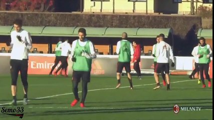Milan training session 02-01-2018