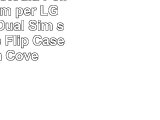 Bianco Custodia Pelle Ultra Slim per LG Spirit 4G Dual Sim smartphone  Flip Case Funda
