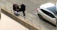 Saldırgan, Kadına Tekme Üstüne Tekme Attı Kamera Anbean Kaydetti
