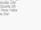 MANNA  Cover Sony Xperia Z5  Custodia UltraSlim per Xperia Z5 LGH850 in Vera Pelle
