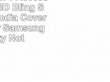 Semoss  3 in 1 Accessories Set  3D Bling Strass Custodia Cover Rigida per Samsung Galaxy