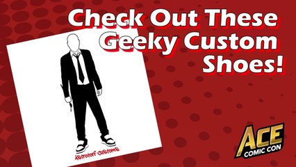 Ace Comic Con - Geeky Custom Shoes From Astrotorf