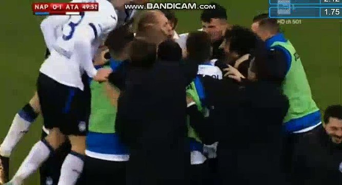 Timothy Castagne Goal HD - Napoli 0-1 Atalanta 02.01.2018