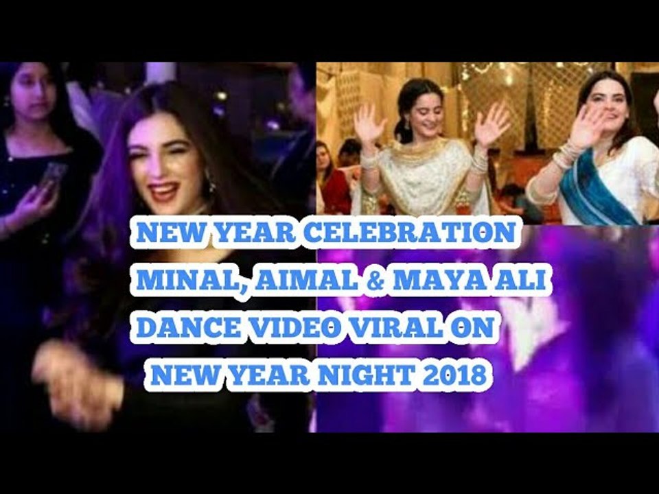 Pakistani actresses Aiman khan  minal khan & Maya Ali Dance Video Goes Viral on internet