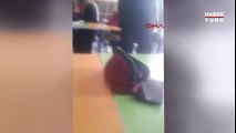 Engelli öğrencinin maruz kaldığı şiddet kamerada