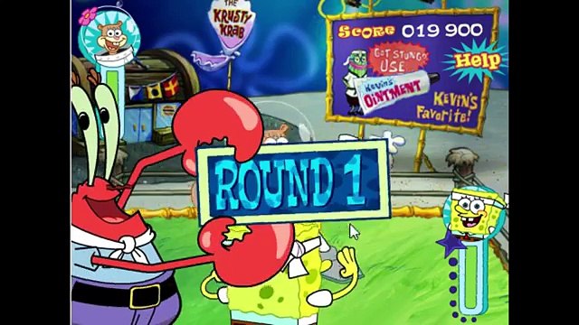 Sandy Cheeks VS SpongeBob SquarePants In A SpongeBob SquarePants Bikini Bottom Bust Up Match
