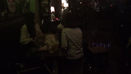 Flooding Won't Stop Locals From Having Quiet Drink in Deluged Bar