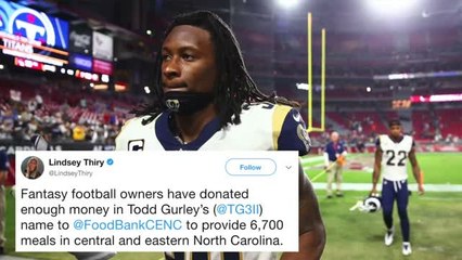 Fantasy Football Owners Thank Todd Gurley With Charitable Donations
