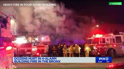 At Least 22 Civilians, Firefighter Hurt in New York City Blaze