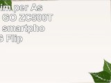 Porpora Custodia Pelle Ultra Slim per Asus ZenFone GO ZC500TG 5 pollici smartphone 4G