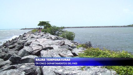 Bajas temperaturas en 5 departamentos del país