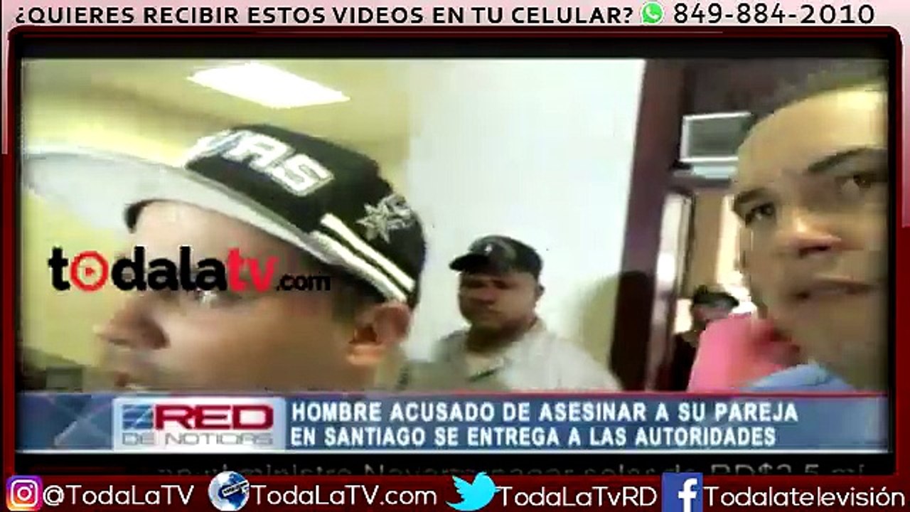 Hombre acusado de asesinar a su pareja se entrega-Red De Noticias-Video