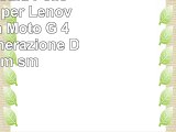 Nera Custodia Pelle Ultra Slim per Lenovo Motorola Moto G 4 PLUS 4 Generazione Dual Sim