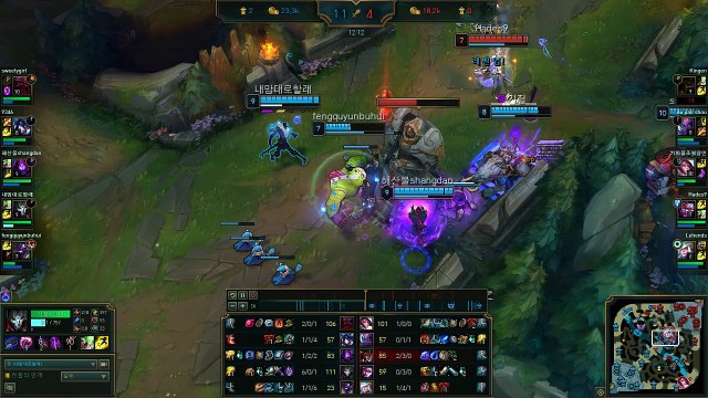 League of Legends Replay KOR Master Tier Jhin ADC / YouTube: sung beon