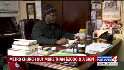 Oklahoma Church Feels `Swindled` After Paying Sign Maker