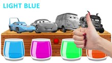 Disney Cars 3 Mcqueen Bathing Colors FUNNY Learn Colors With cars 3 Finger