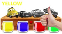 Disney Cars 3 Mcqueen Bathing Colors FUNNY Learn Colors With cars 3 Mcqueen Finger