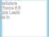 fitBAG Beat Nero  Custodia per cellulare per Apple iPhone 6  6S  7 with Apple Leather