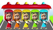 Learning Colors with Masha and the Bear Fingers Family Nursery Rhymes-uKk91qysnT