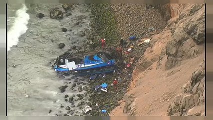Accidente mortal de autobús en Perú