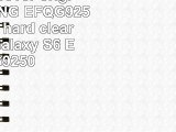 Custodia cover originale SAMSUNG EFQG925BFE GOLD hard clear back per Galaxy S6 Edge G9250