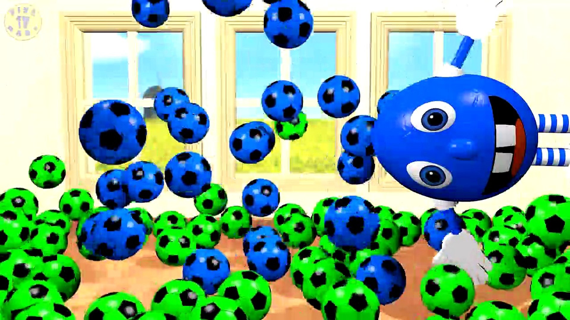 ⚽ Colors Learning For Kids - The Soccer Ball Pit Show -