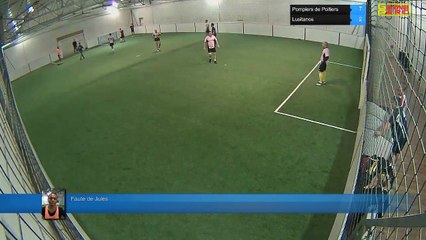 Faute de Jules - Pompiers de Poitiers Vs Lusitanos - 02/01/18 20:00 - LIGUE 2 - Poitiers Game Parc