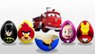 LEARN COLORS! Firetruck! Spiderman! Angry Birds! Masha an