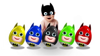 BABY BATMAN as a BOMB! Learn Colors for kids! Nursery Songs-L1NHDFu4Jz