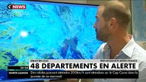 Tempête Eleanor: 49 département en alerte orange ce matin - Des rafales à plus de 140 km/h sur la France