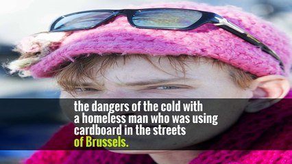 Origami-Style Cardboard Tents for Homeless in Brussels