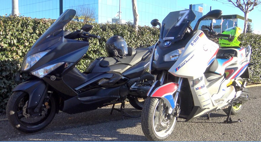 T-MAX Vs BMW C 600 Sport SPEED TEST - Video Dailymotion