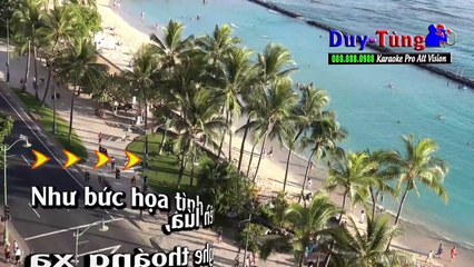 Karaoke - Ngợi Ca Quê Hương Em - Nhạc Sống Hay Nhất 2017