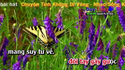 Karaoke - Chuyện Tình Không Dĩ Vãng - Nhạc Sống Hay Nhất 2017