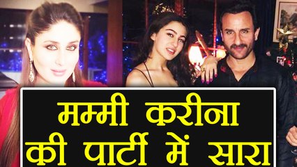 Sara Ali Khan photos from Kareena Kapoor's Christmas Party with Saif Ali; Must watch | FilmiBeat
