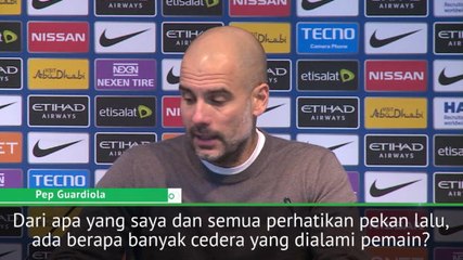 Pertandingan saat Natal menyiksa pemain - Guardiola