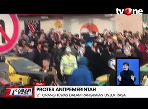 Unjuk Rasa di Iran, 21 Orang Tewas