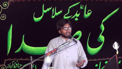 Zakir Afzal Haider Maken Hafizabad 20th Muharam 1439(2017) Choti Behak Hafizabad