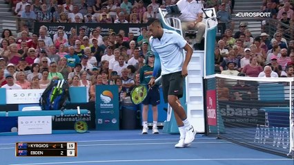 Malmené puis dominateur, Kyrgios a réagi avec la manière