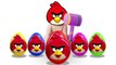 Baby eating an egg with Angry Birds  Baby turns into Angry Birds Finger Family