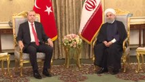 Cumhurbaşkanı Erdoğan, İran Cumhurbaşkanı Ruhani ile Telefonda Görüştü