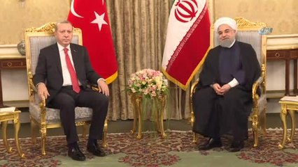 Cumhurbaşkanı Erdoğan, İran Cumhurbaşkanı Ruhani ile Telefonda Görüştü