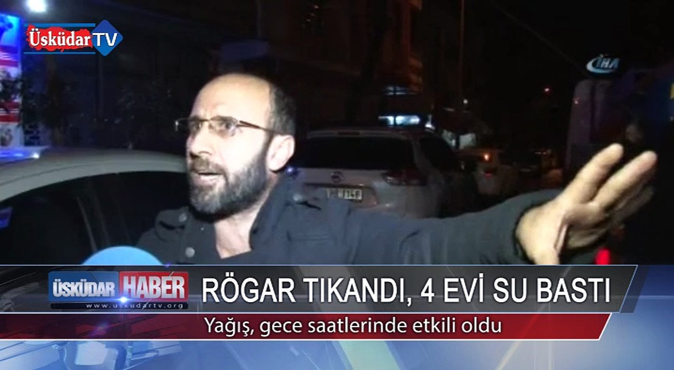 Sultangazi'de Rögar Tıkandı, Evleri Su Bastı