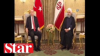 Cumhurbaşkanı Erdoğan, İran Cumhurbaşkanı Ruhani ile telefonda görüştü