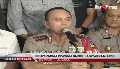 Konferensi Pers Kasus Pembunuhan Pulomas