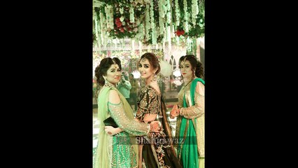 Maya Ali at her friend's Mehndi